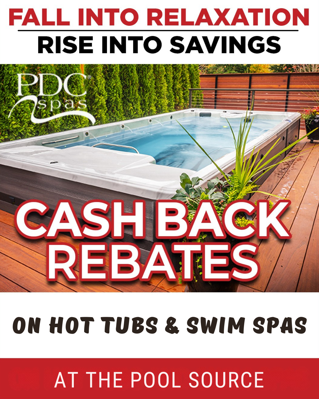 Fall Into Relaxation, Rise Into Savings Cash Back Rebates